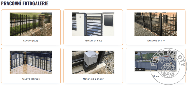 Pracovní fota kovových a hliníkových plotů