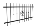 Kovový plot Standard+ TVA SP18 SINGLE