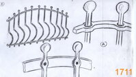 1711 - Design plotového dílce plot, ploty, kovový plot