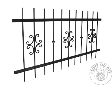 Kovový plot Standard+ TVD SP00 HARMONY