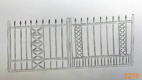 brána, kovová brána, vjezdová brána