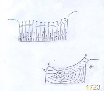 1723 - Design atypického plotu typu MODERN plot, ploty, atypický plot