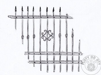 Zdobení kovových plotů, vstupních branek a vjezdových bran