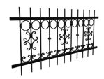 Kovový plot Standard+ TVD SP02 HISTORY
